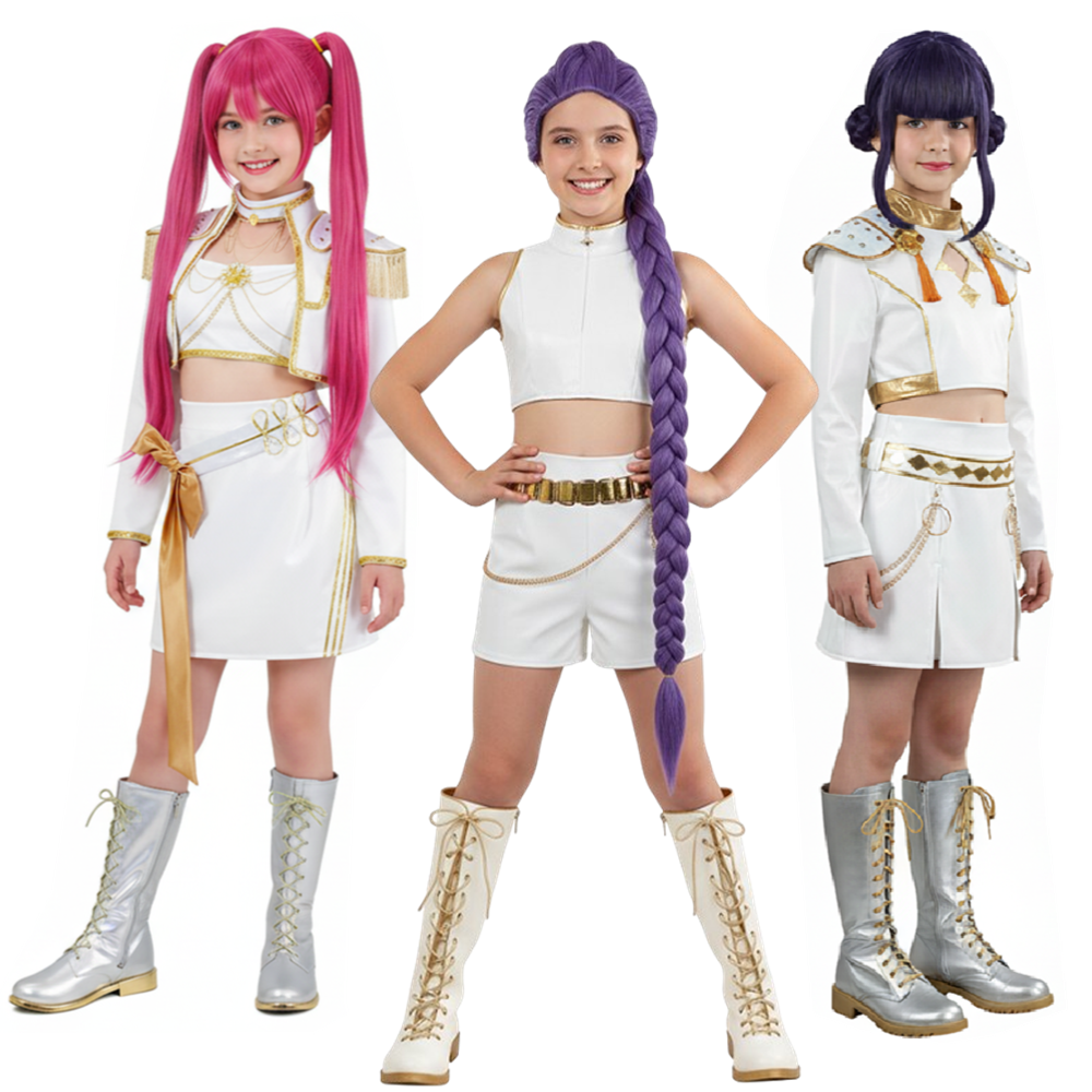 Kids' What It Sounds Like Rumi Mira Zoey White Set Halloween Costume