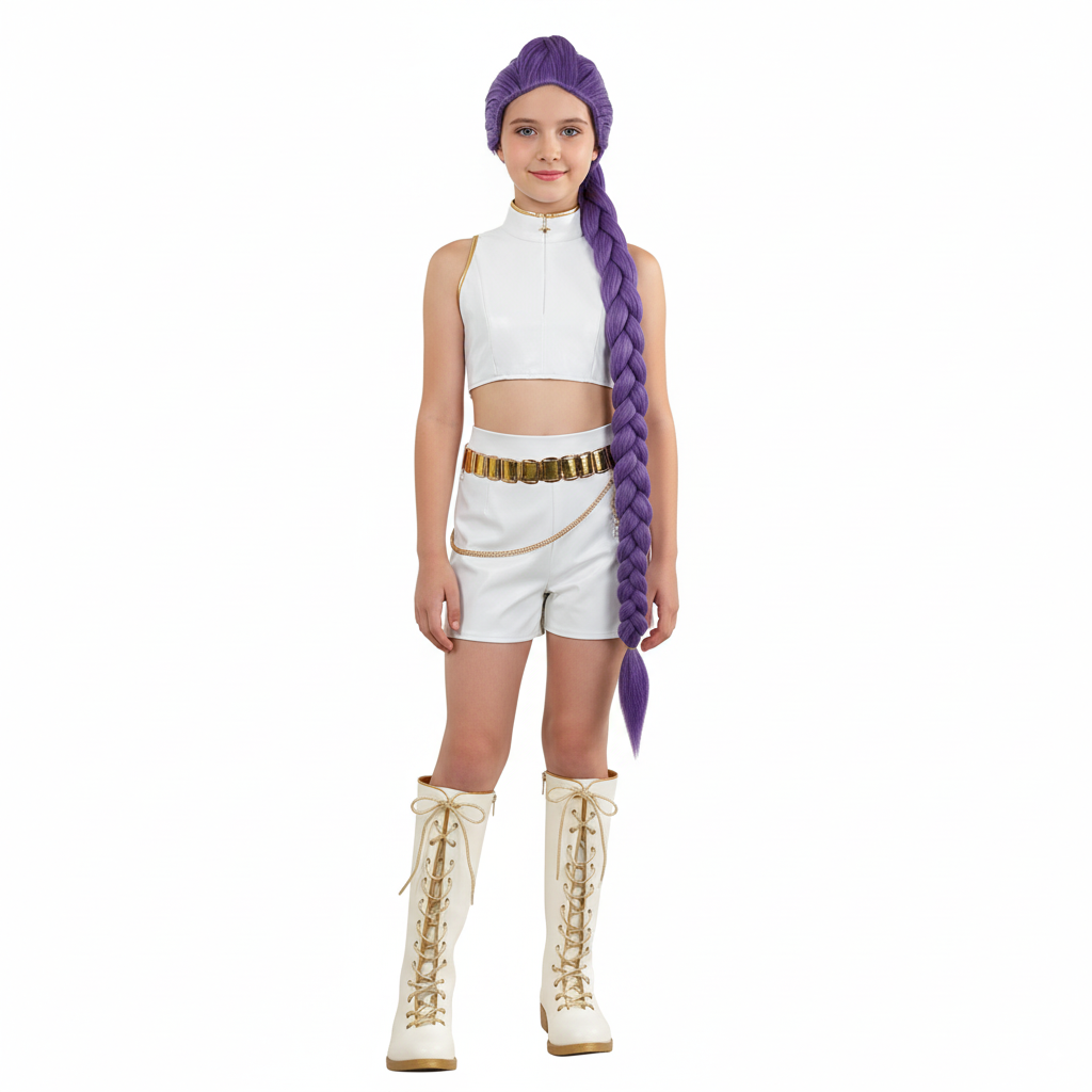 Kids' What It Sounds Like Rumi Mira Zoey White Set Halloween Costume