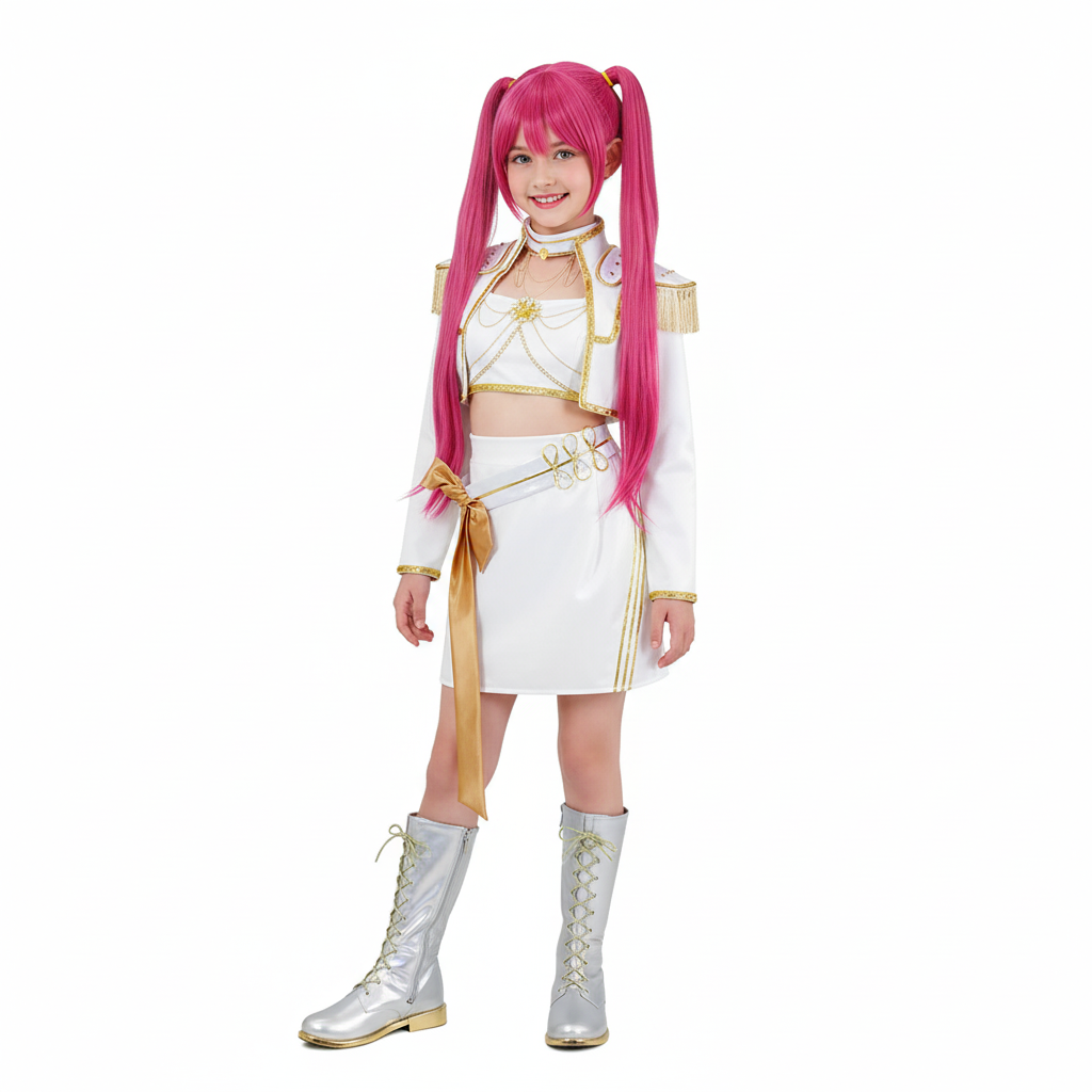 Kids' What It Sounds Like Rumi Mira Zoey White Set Halloween Costume