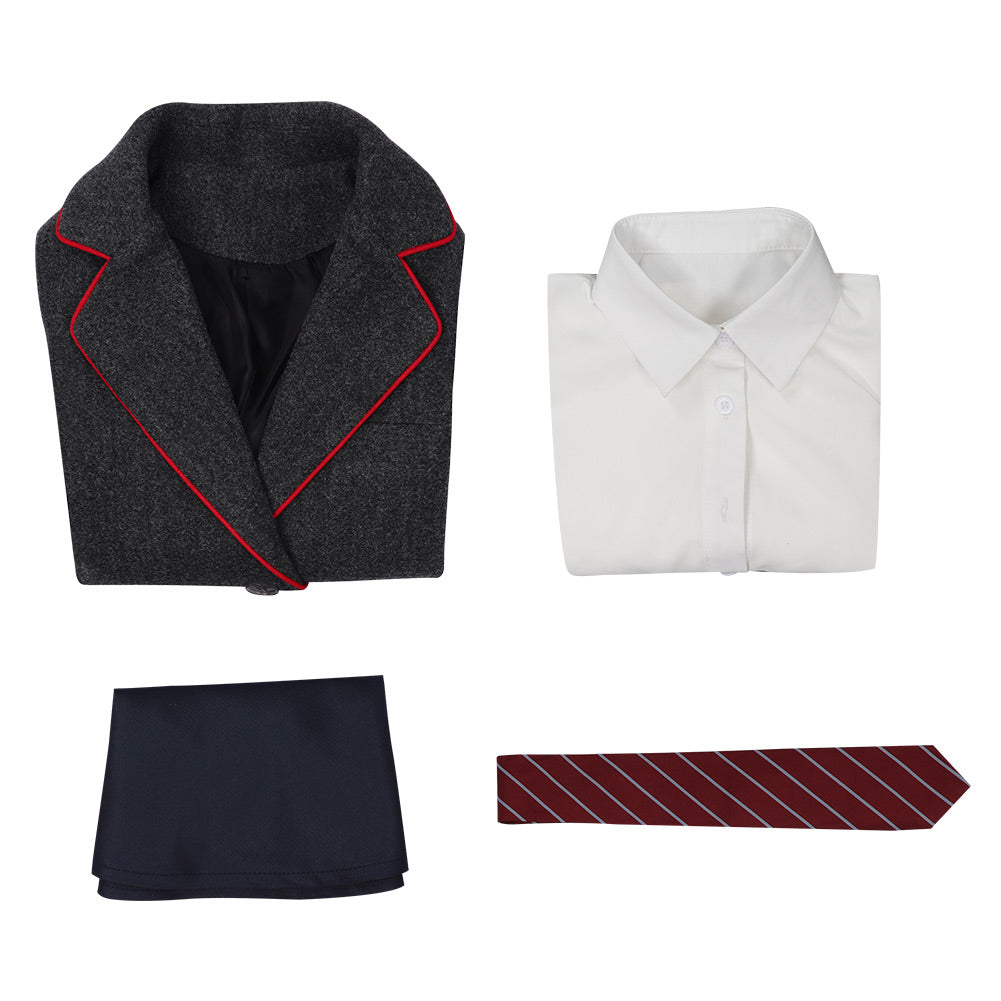 Kids' Matilda School Uniform Halloween Costume - Shirt, Skirt & Tie