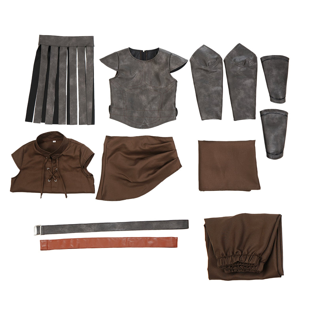 Kids' The Odyssey (2026) Odysseus Brown Cloak Set Halloween Costume