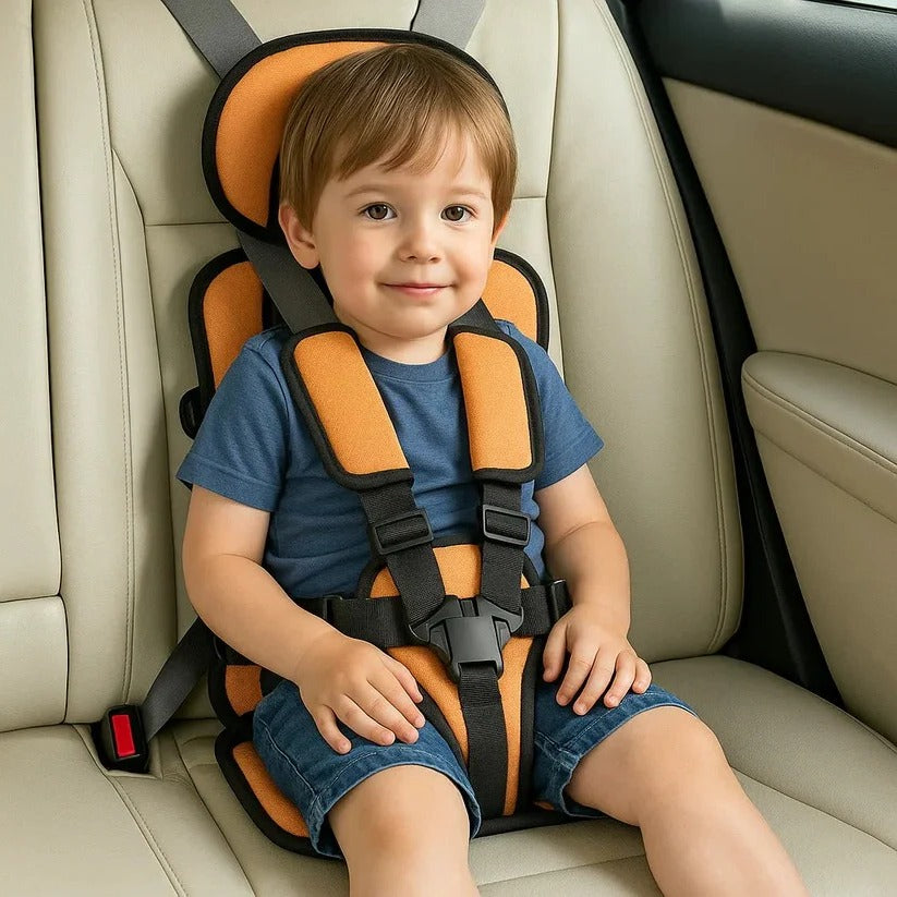 Portable Folding Child Travel Seat with 5-Point Harness