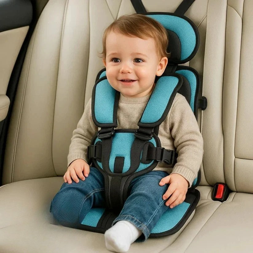Portable Folding Child Travel Seat with 5-Point Harness