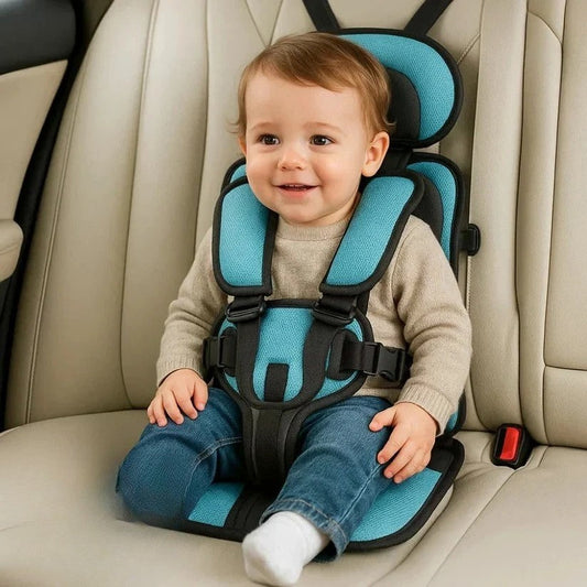 Foldable Child Travel Seat – Portable 5-Point Harness Seat