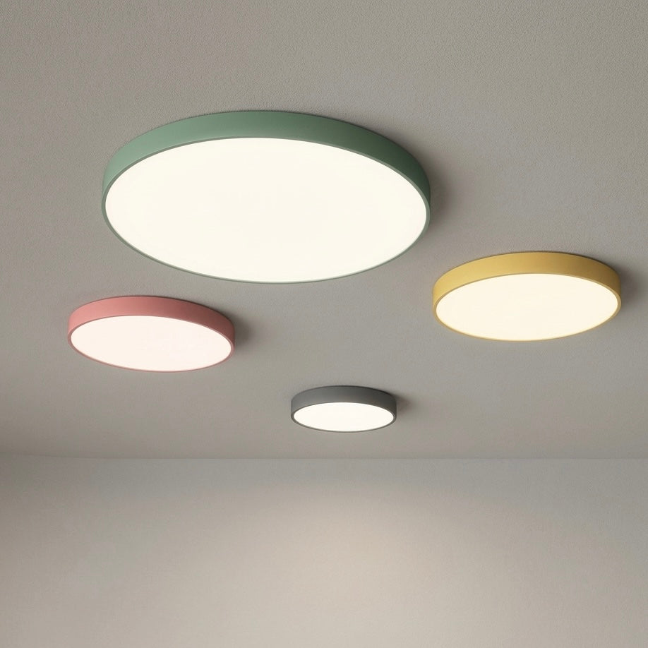 LED Flush Mount Ceiling Light – 23cm/30cm, 3-Color Dimming, IP20