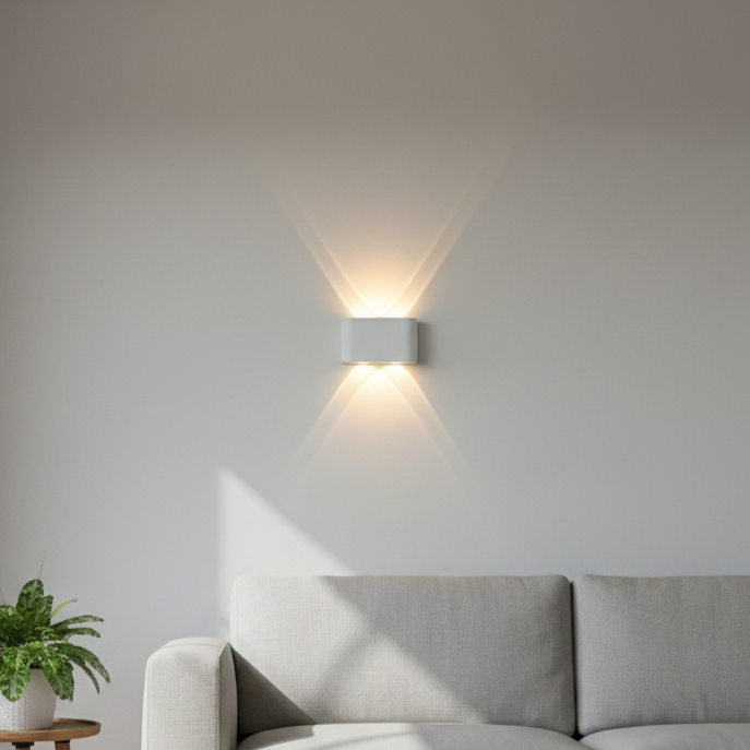 Modern LED Wall Sconce – 2W–8W, 3 Color Temperatures, IP20