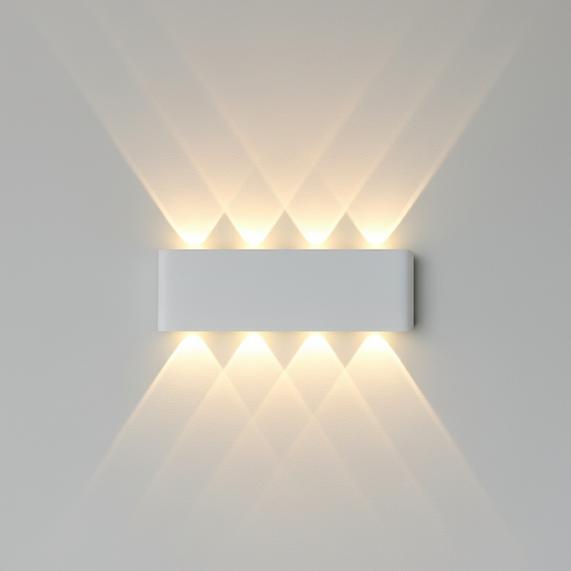 Modern LED Wall Sconce – 2W–8W, 3 Color Temperatures, IP20