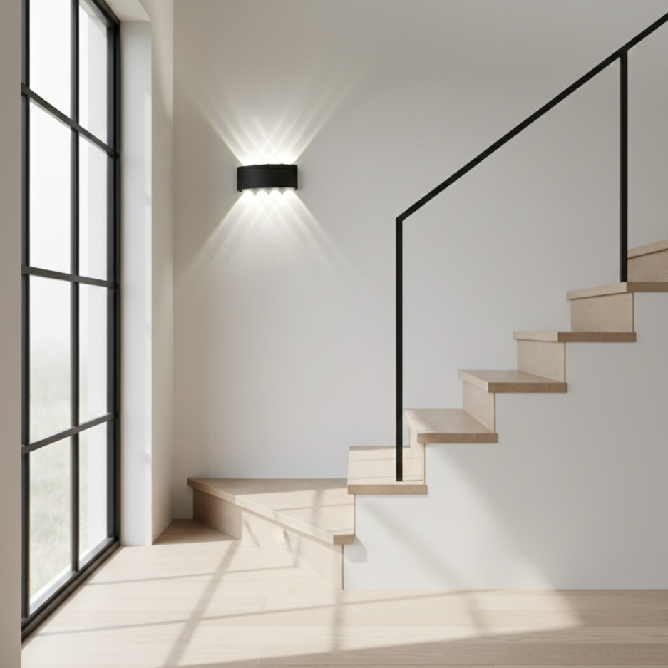 Modern LED Wall Sconce – 2W–8W, 3 Color Temperatures, IP20