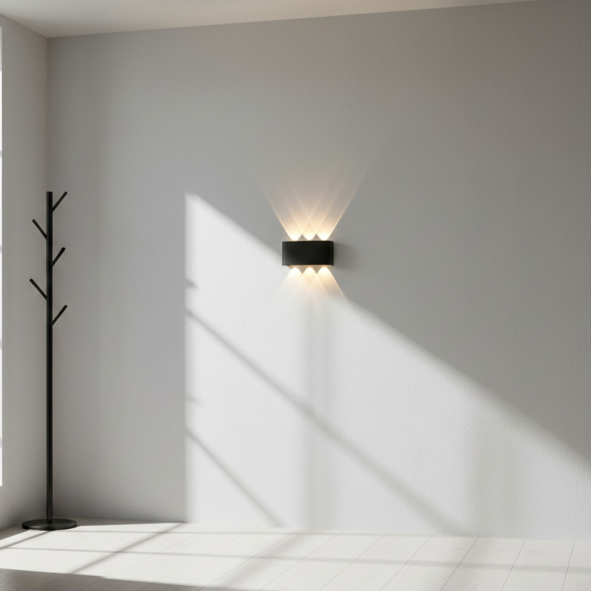 Modern LED Wall Sconce – 2W–8W, 3 Color Temperatures, IP20