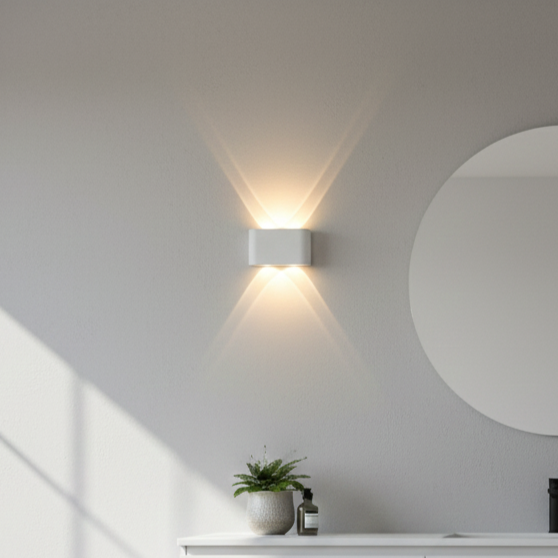 Modern LED Wall Sconce – 2W–8W, 3 Color Temperatures, IP20