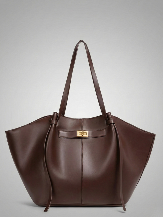 Women’s Large University Tote Bag – Vegan Leather, 59cm