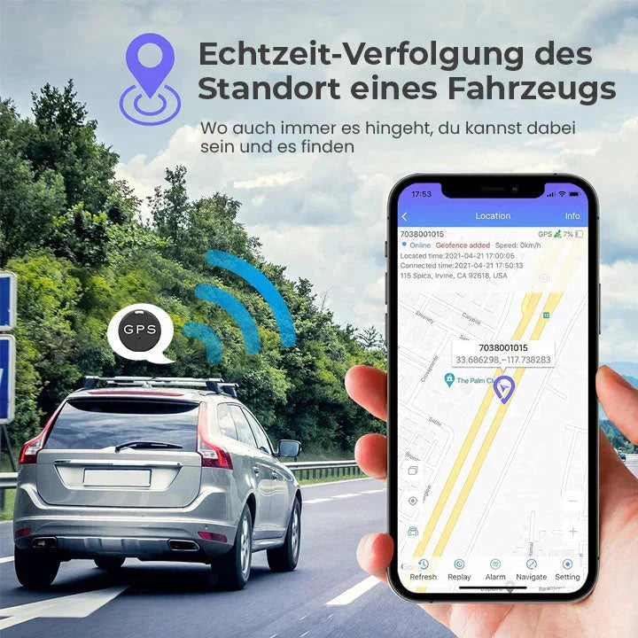Mini Magnetic GPS Tracker – Real-Time Location & Movement Alerts