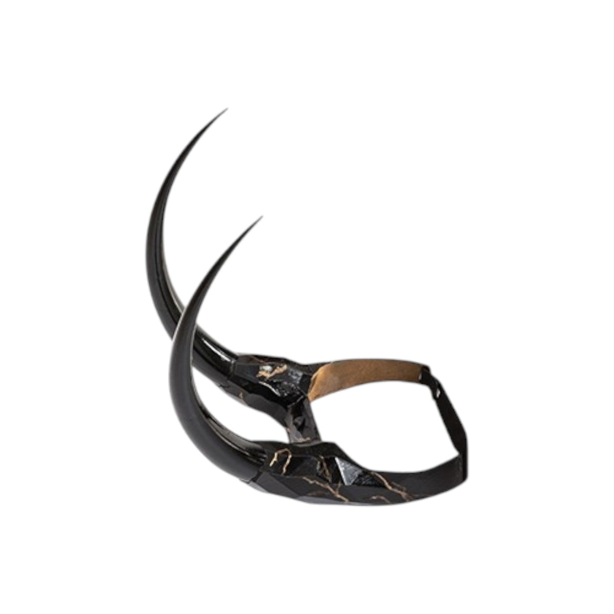 Gold Horned Trickster Costume Headpiece