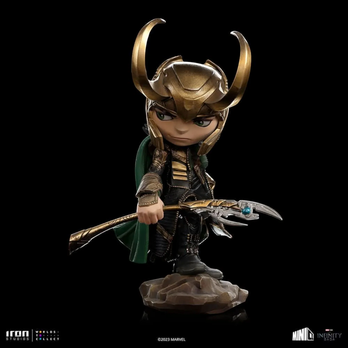 Horned Trickster Mini Statue