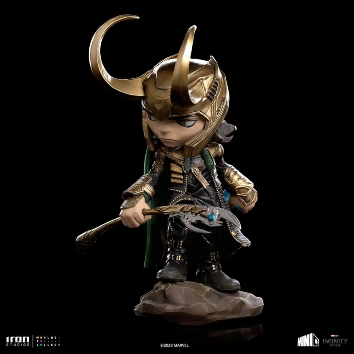 Horned Trickster Mini Statue