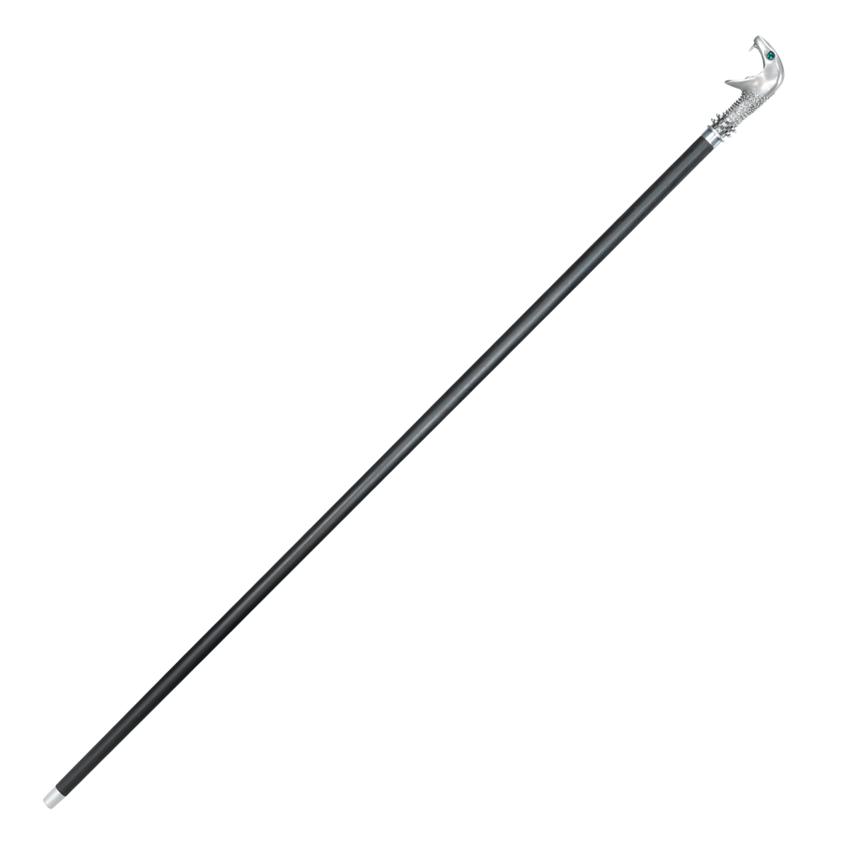 Serpent-Head Cane with Wand