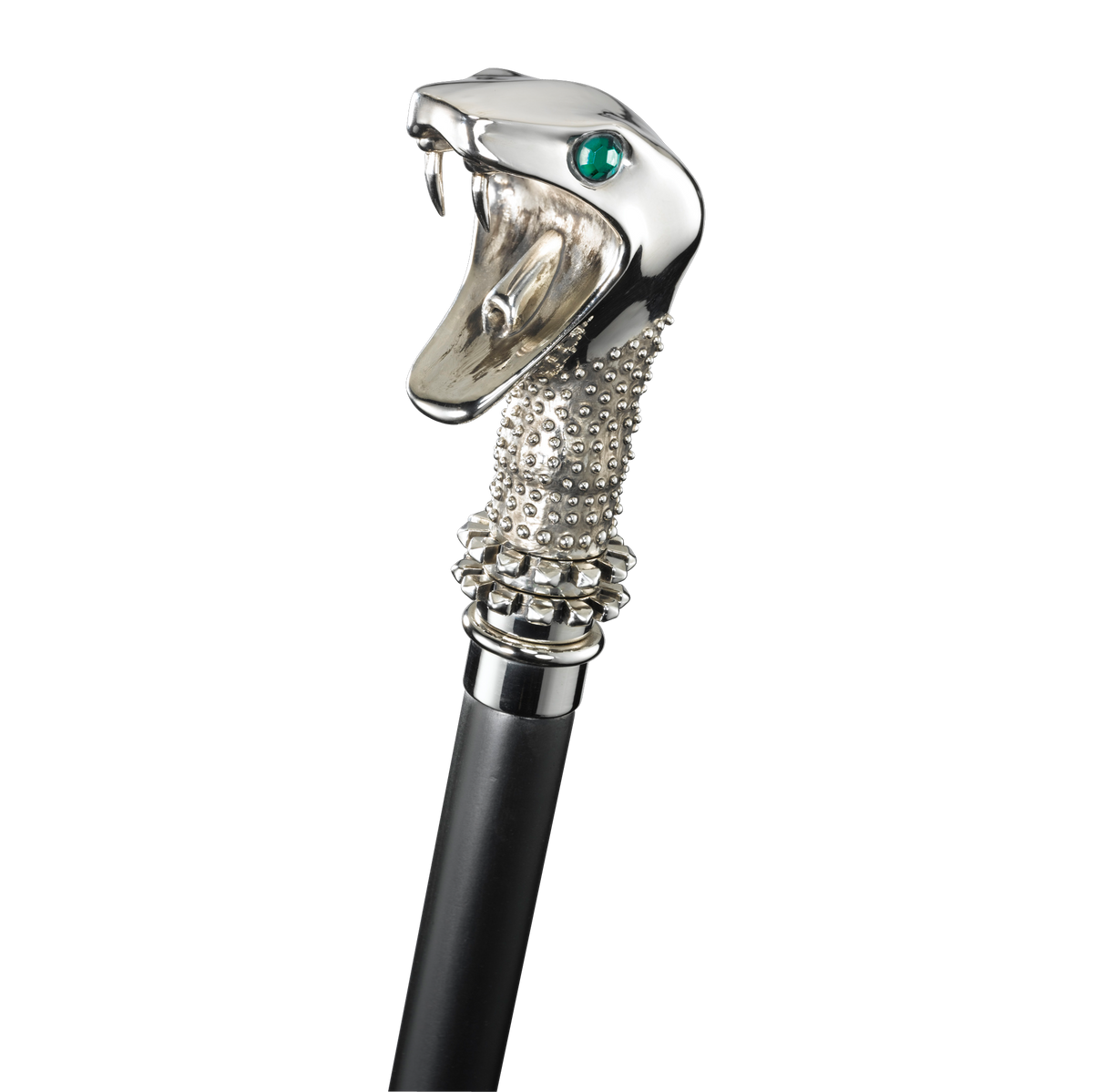 Serpent-Head Cane with Wand