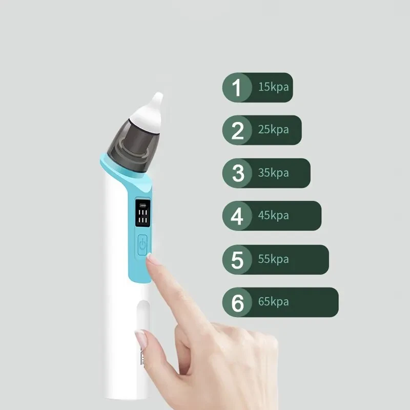 Elektrischer Nasensauger für Babys – Rückfluss-Schutz & USB-C Akku
