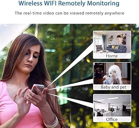 Kabellose Außenkamera 1080P – WLAN, SD-Kartenspeicher & einfache Installation