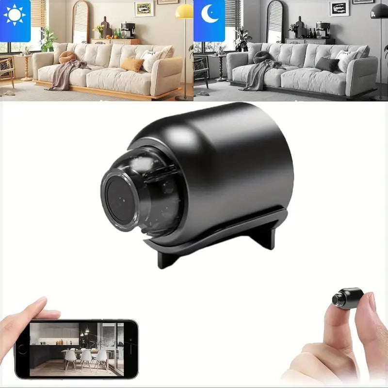 Mini Überwachungskamera 1080P – WLAN, Nachtsicht & Bewegungserkennung