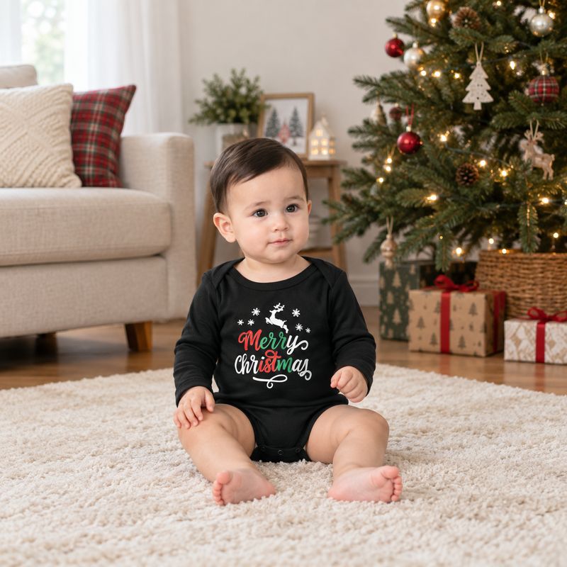 Christmas Pyjama Set - Merry T-Shirt