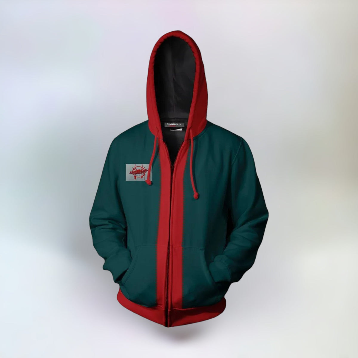 Black-and-Red Web Hero Hoodie
