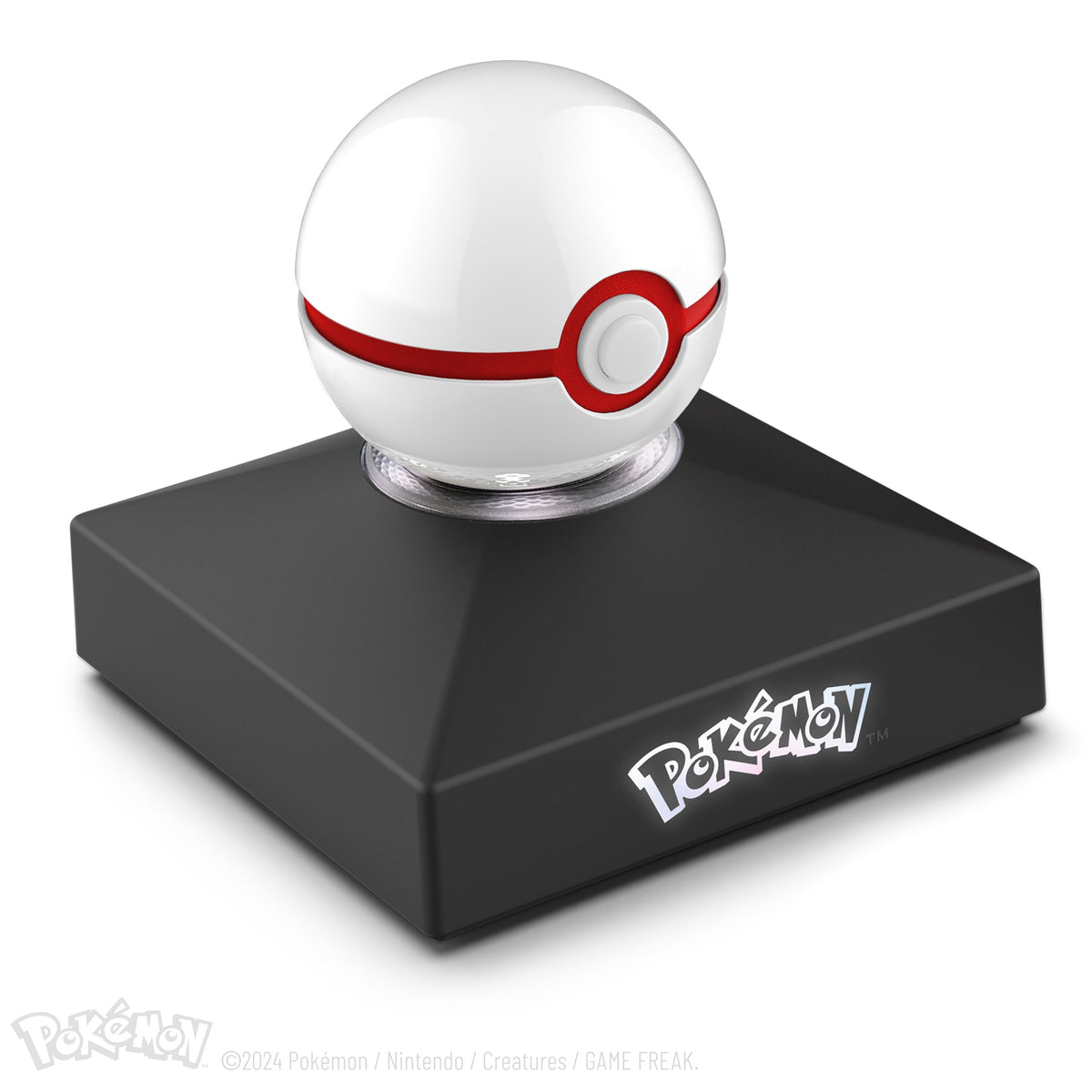 Die-Cast Mini White-and-Red Capture Ball Replica