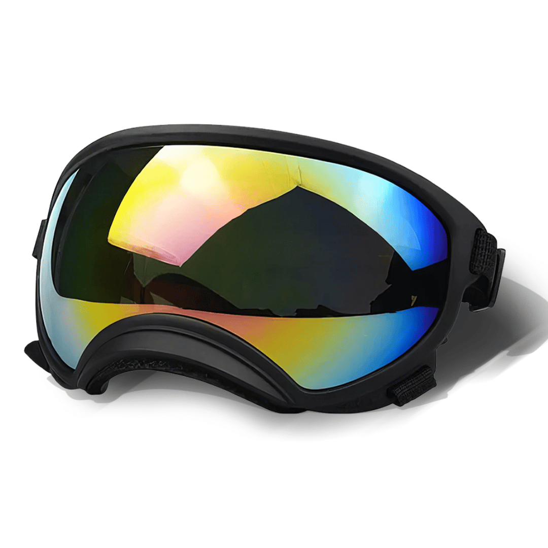 Waterproof Dog Goggles with UV Protection & Adjustable Straps