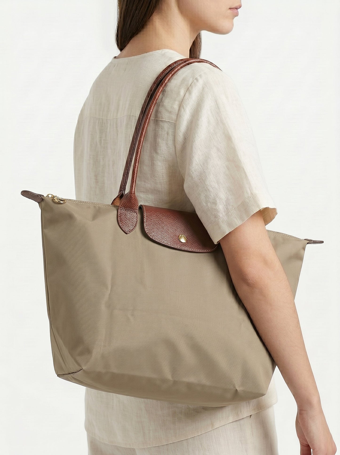 Women’s Structured Work Tote Bag – Laptop Shoulder Bag with Compartments