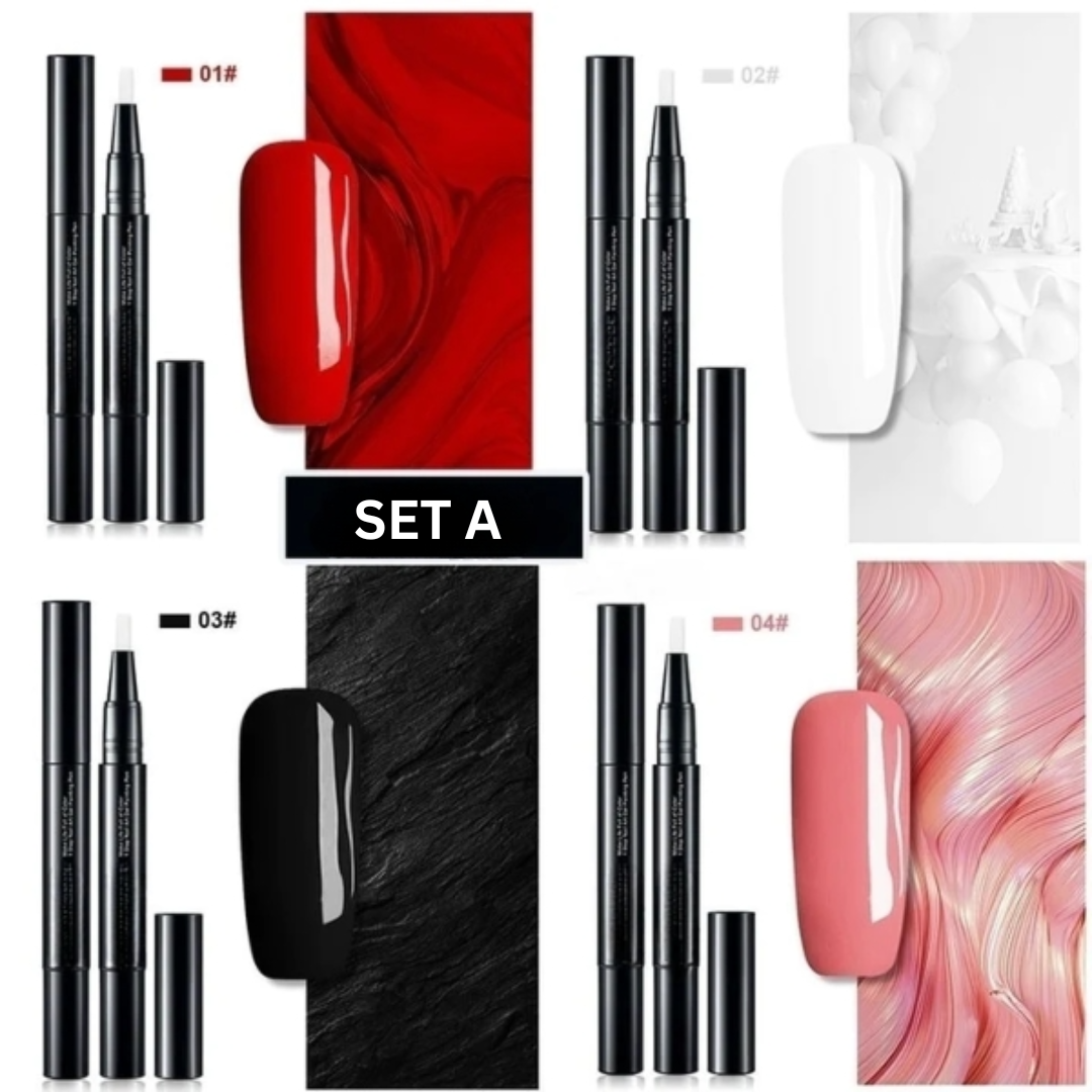 Gel Nail Art Pens – Precision Quick-Drying Manicure Color