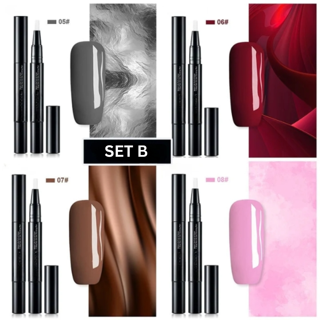 Gel Nail Art Pens – Precision Quick-Drying Manicure Color