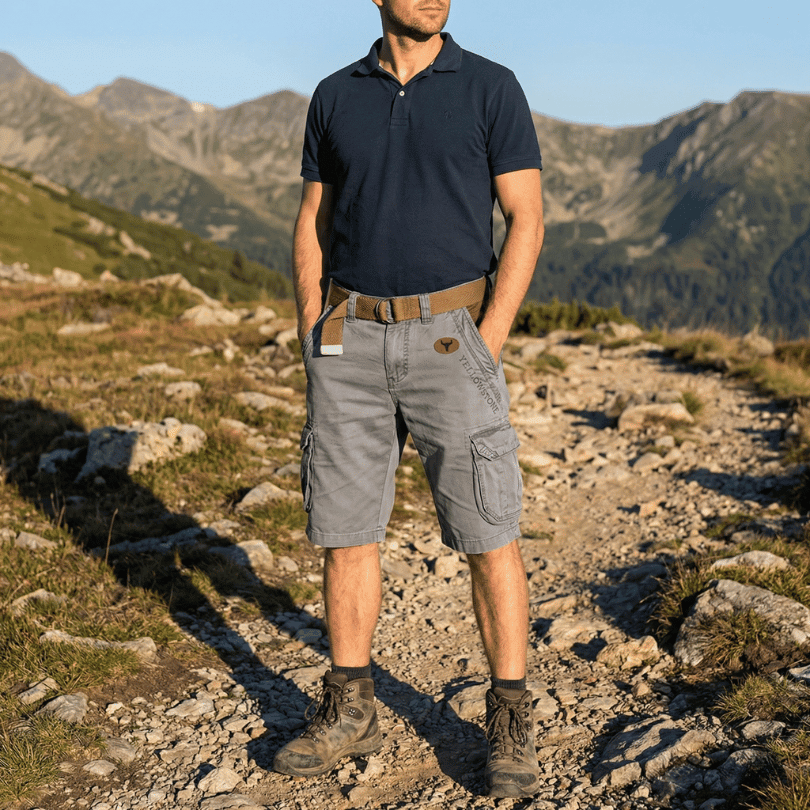 Men’s Cargo Shorts with Multi-Pocket Storage – RuggedFit Everyday Shorts
