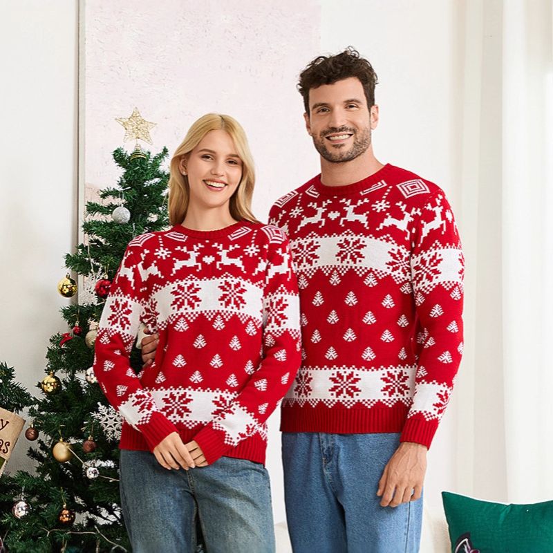 Christmas Jumper - Nordic Snowflake Pattern