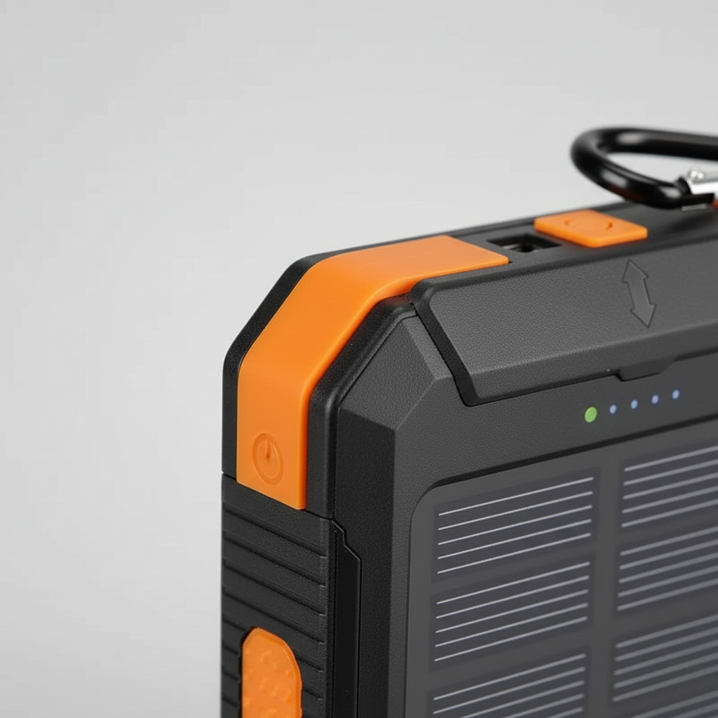 20,000mAh Solar Power Bank – Portable USB Charger for Hiking & Camping