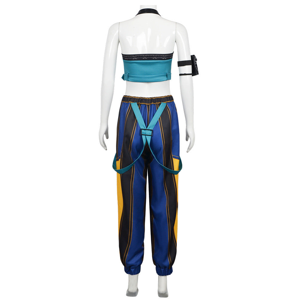 Zoey Blue Yellow Set Halloween Costume