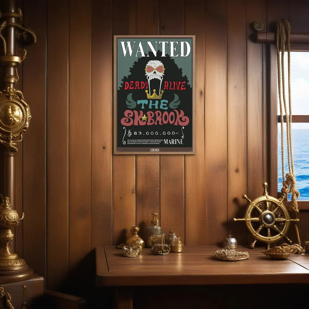 Wanted Skeleton Musician 61 x 91.5 cm Wall Poster