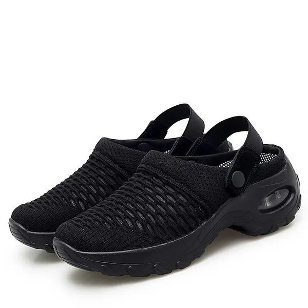 Women’s Mesh Comfort Clogs – Air-Cushioned Non-Slip Slip-On Shoes