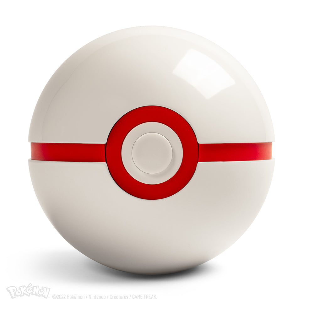Die-Cast White-and-Red Capture Ball Replica