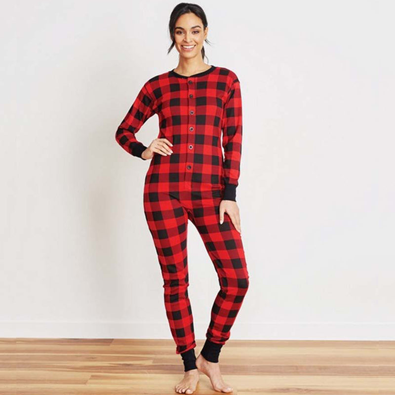 Matching Family Christmas Pyjamas - Plaid Moose