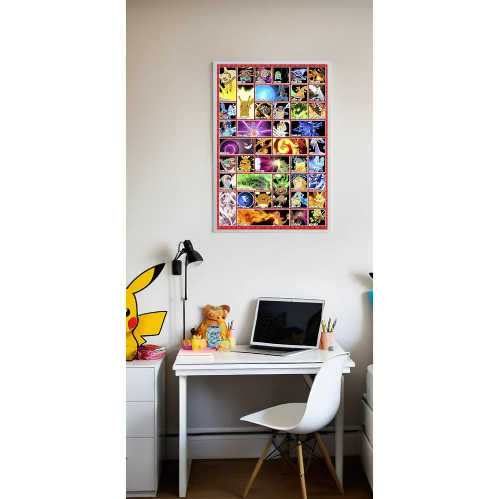 Battle Creature Moves Wall Poster - 61 x 91.5 cm