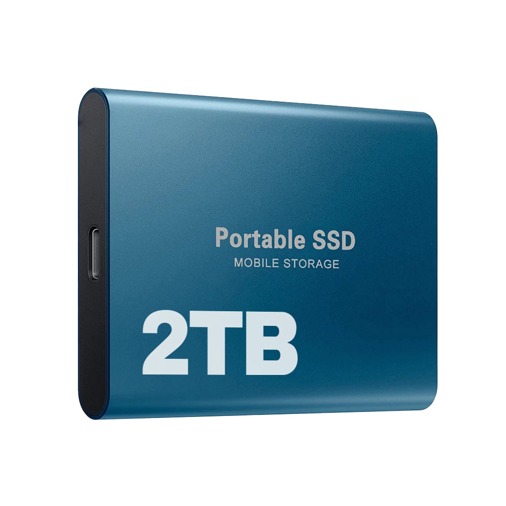 Portable SSD 2TB – Up to 1050 MB/s, USB-C & USB 3.1