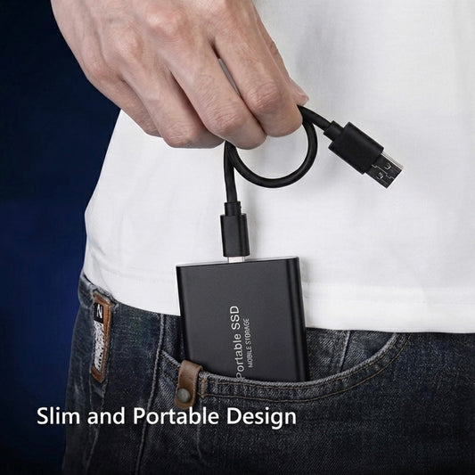 Portable SSD 2TB – Up to 1050 MB/s, USB-C & USB 3.1