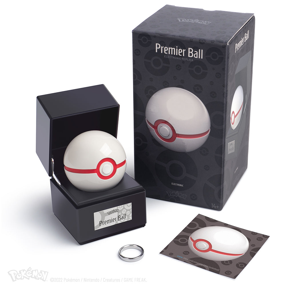 Die-Cast White-and-Red Capture Ball Replica
