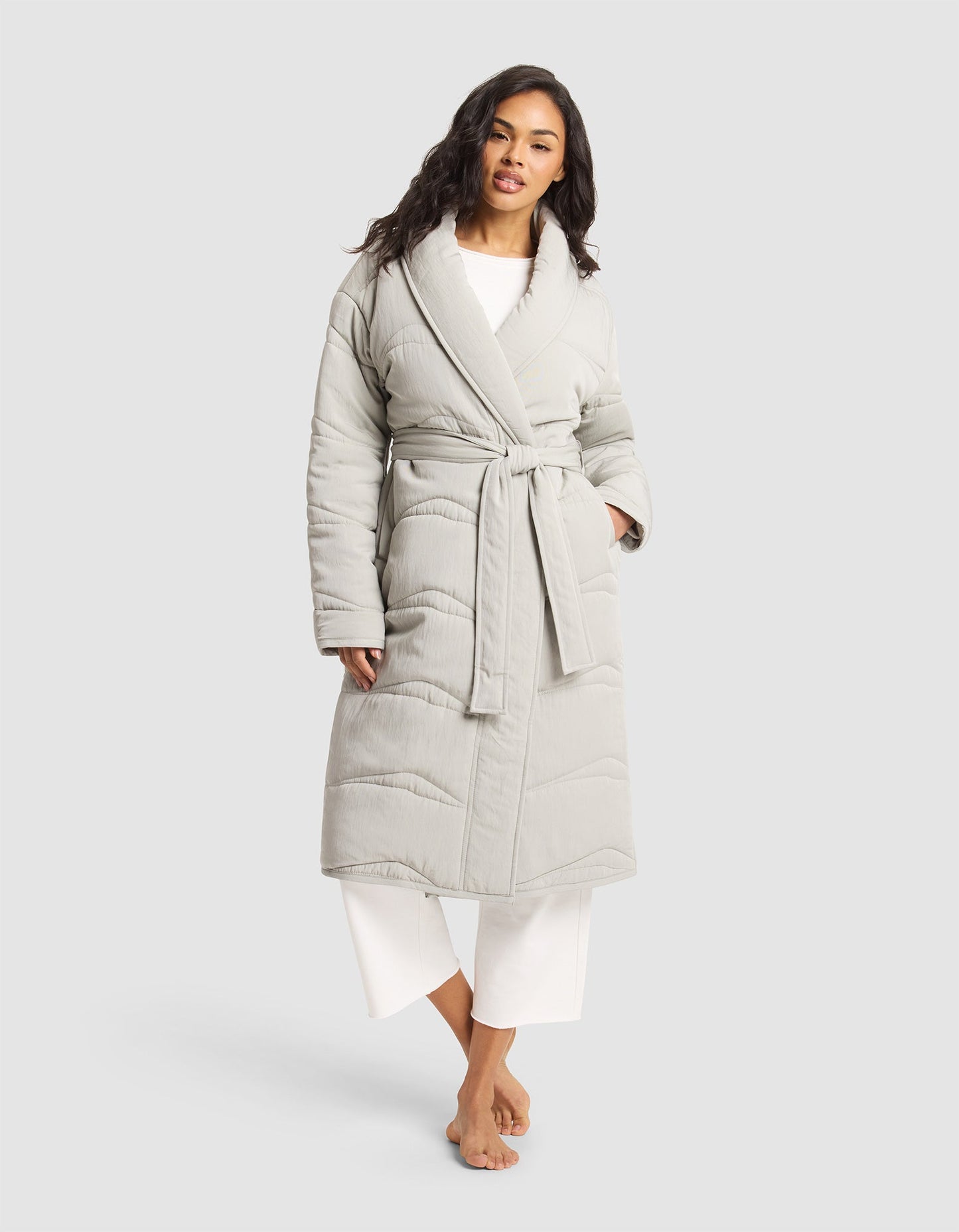 Women's Quilted House Coat - Last Chance