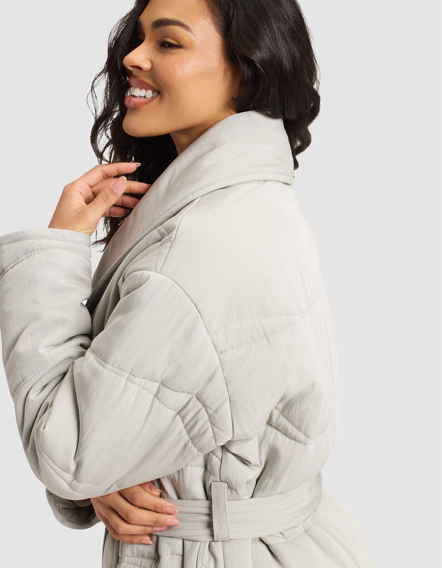 Women's Quilted House Coat
