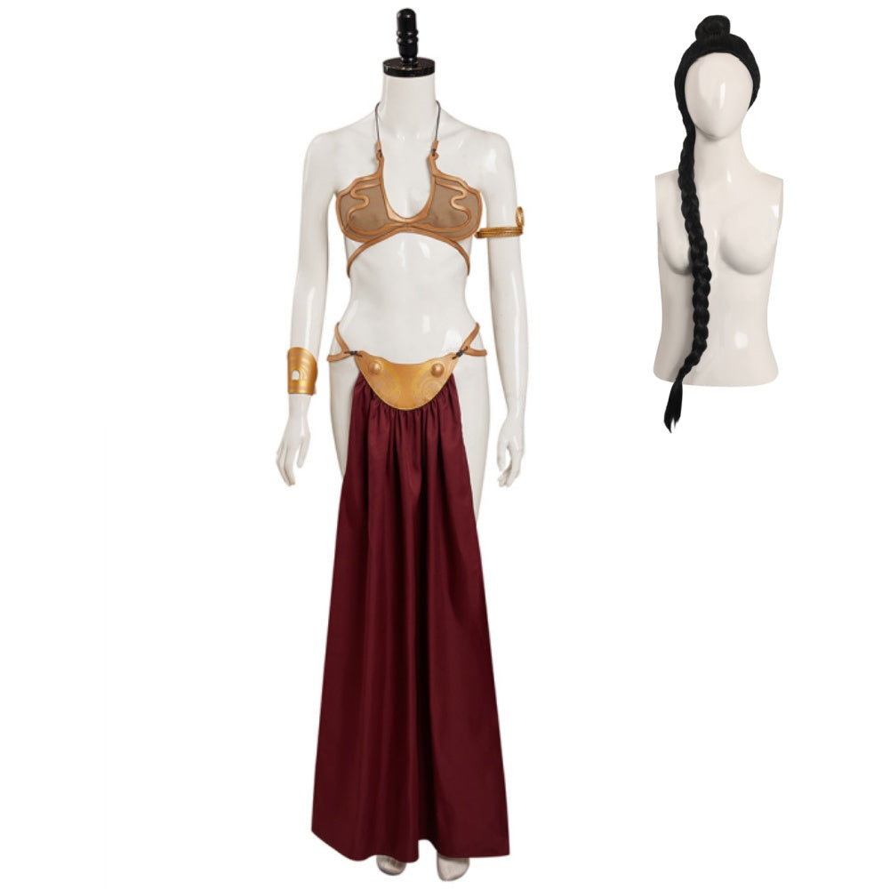 Leia Faux Leather Bikini Halloween Costume - Return of the Jedi