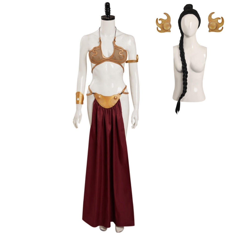 Leia Faux Leather Bikini Halloween Costume - Return of the Jedi