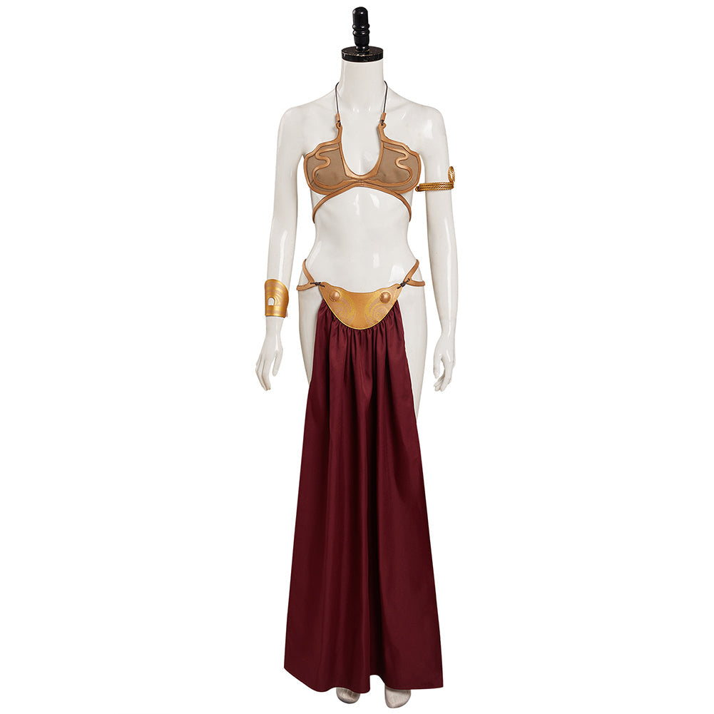 Leia Faux Leather Bikini Halloween Costume - Return of the Jedi