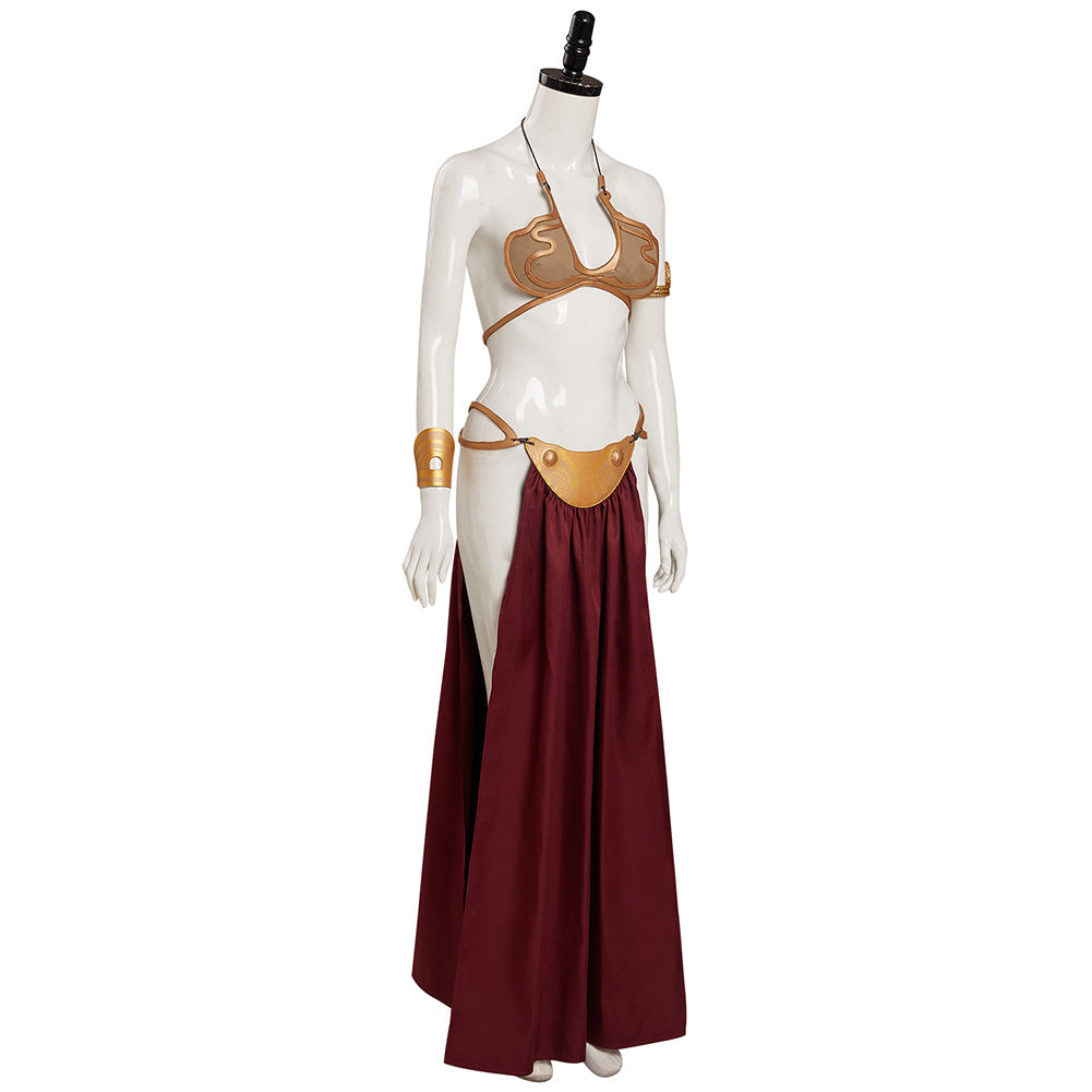 Leia Faux Leather Bikini Halloween Costume - Return of the Jedi