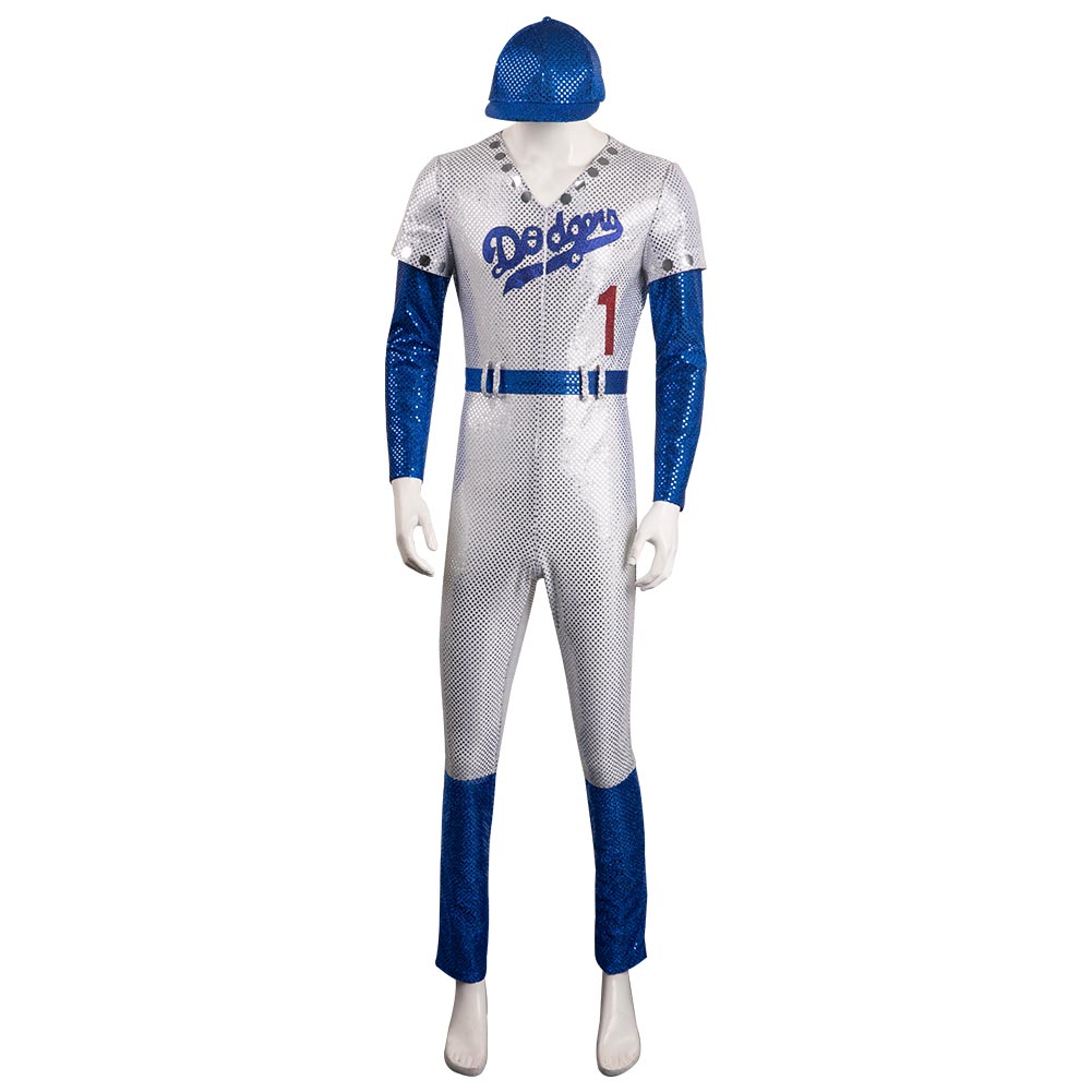 Rocketman Elton John Dodgers Baseball Uniform Halloween Costume